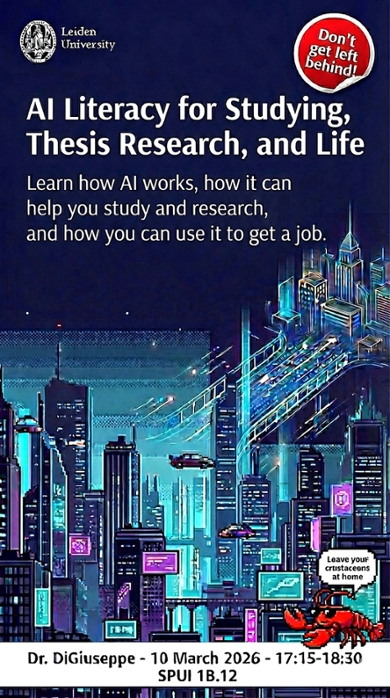 Poster for lecture on AI Literacy