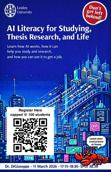 Poster for lecture on AI Literacy