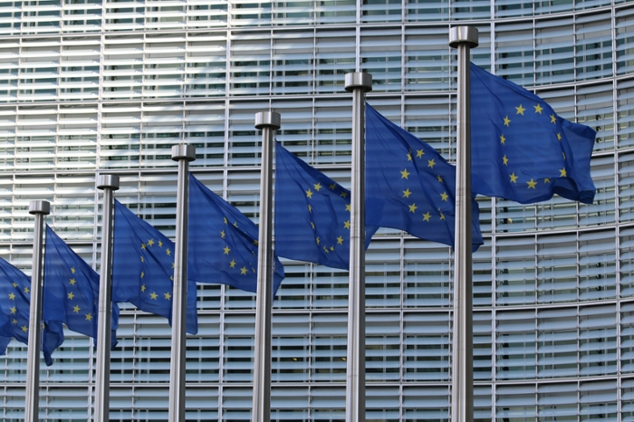 European flags EU