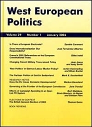 West European Politics (journal cover)
